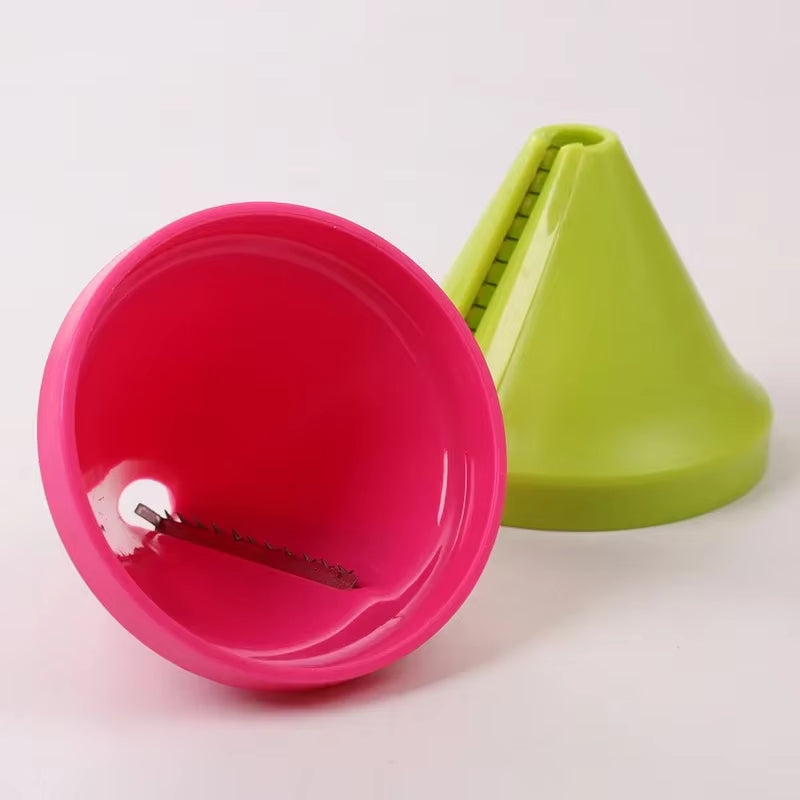 Vegetable Fruit Spiral Shredder Peeler Multi-Function Manual Shredder Device Potato Carrot Rotating Shredder Grater Kitchen Tool