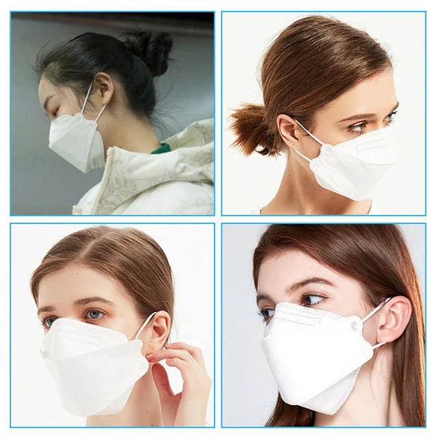 10-200Pcs KN95 Mascarillas FFP2 MASK FPP2 Reusable Face Masks 4Layers Filter Respirator Mask Protective Hygienic Adult CE Masque
