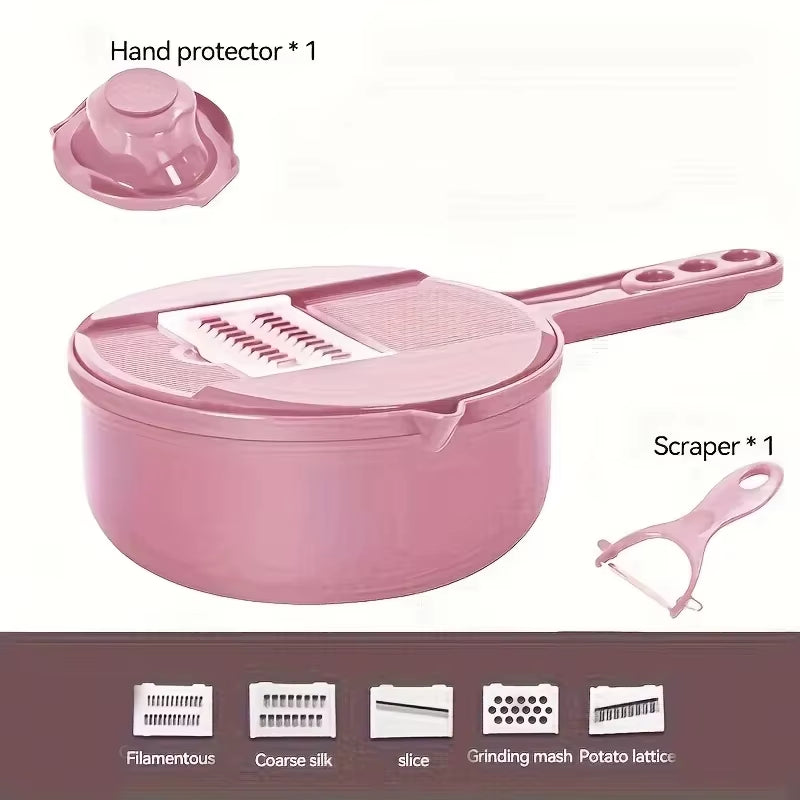 9 in 1 Vegetable Cutter Multi-Functional Potatoes Manually Cut Shred Slicer Grater Kitchenware Acceesories Tools