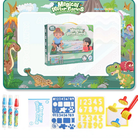 100X80Cm Magic Water Drawing Mat Coloring Doodle with Reusable Magic Pens Montessori Painting Board Educational Toys Kids Gifts